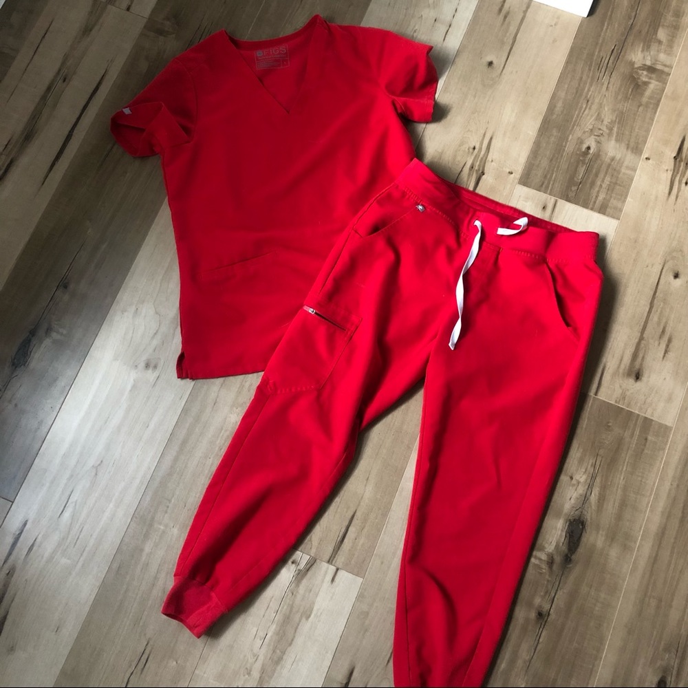 Figs Pop Red Set